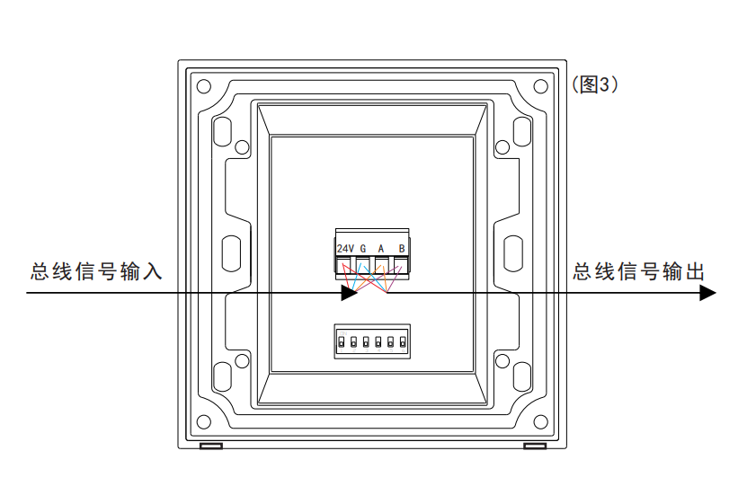 智能照明控制面板接線圖