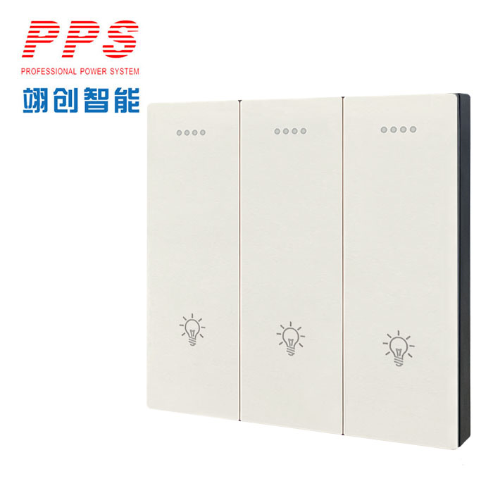 PLC電力載波三鍵控制面板帶繼電器-翊創(chuàng)智能