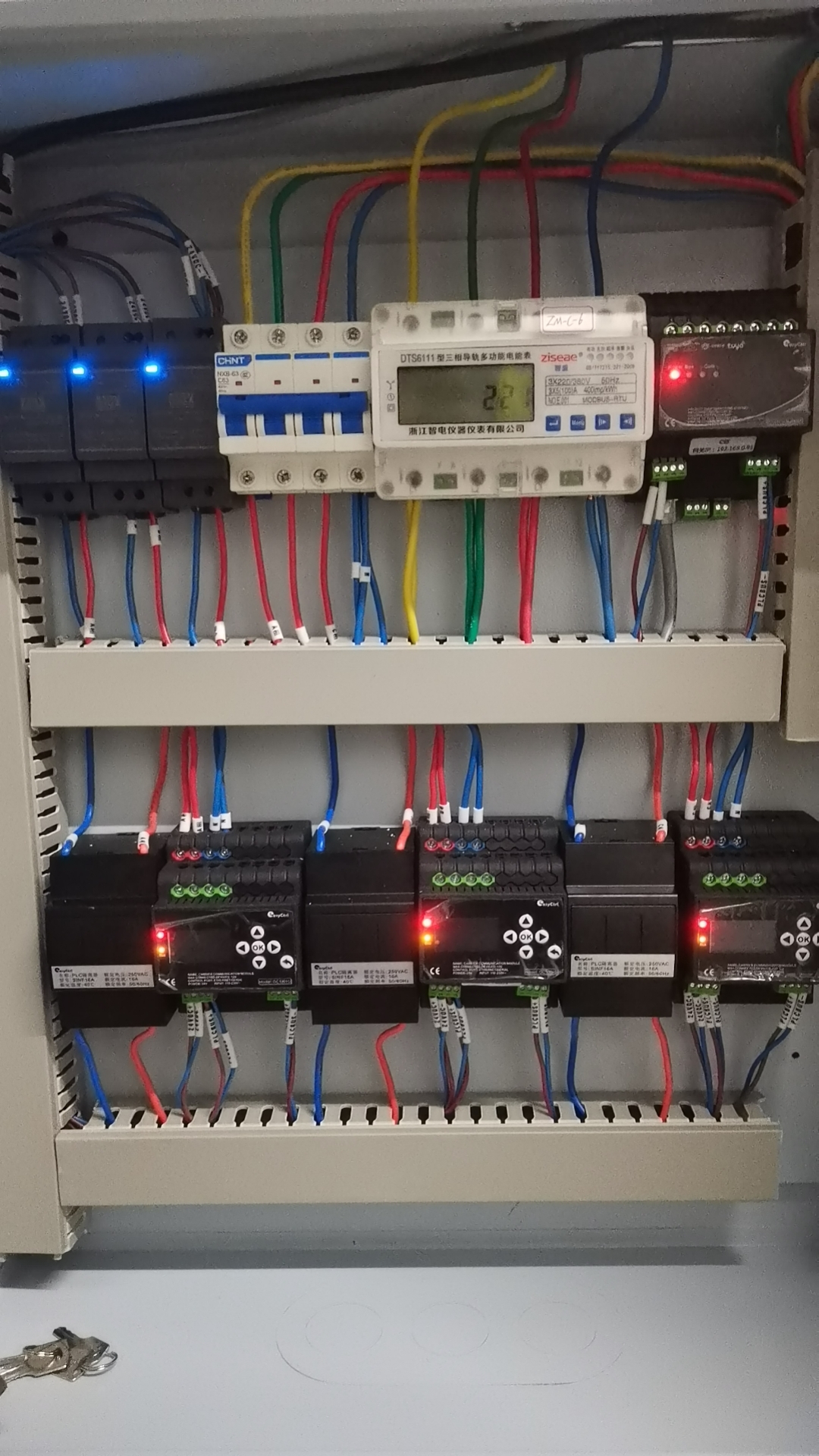 PLC電力載波智能控制電箱圖